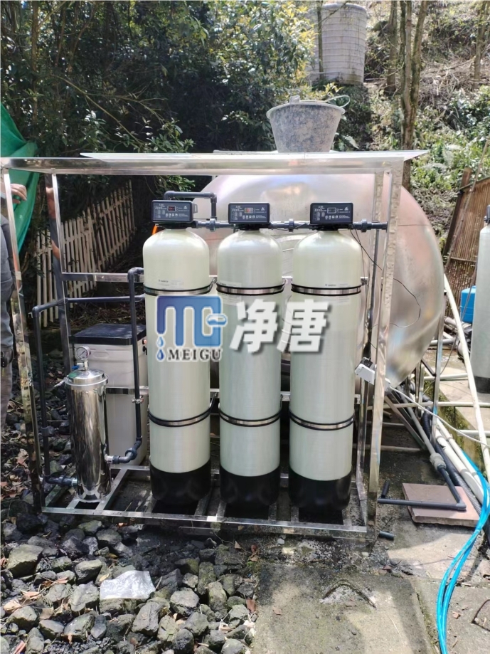 青城山度假山莊軟水設備
